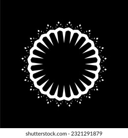 Ornamental Motive Pattern, Artistic Circle-Shaped, Modern Contemporary Mandala, for Decoration, Background, Decoration or Graphic Design Element. Vector Illustration