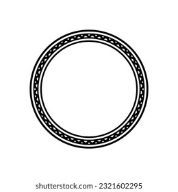 Ornamental Motive Pattern, Artistic Circle-Shaped, Modern Contemporary Mandala, for Decoration, Background, Decoration or Graphic Design Element. Vector Illustration