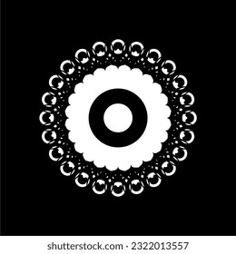 Ornamental Motive Pattern, Artistic Circle-Shaped, Modern Contemporary Mandala, for Decoration, Background, Decoration or Graphic Design Element. Vector Illustration