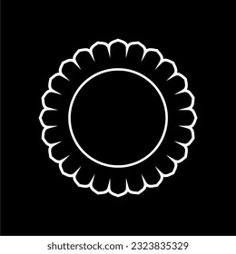 Ornamental Motive Pattern, Artistic Circle-Shaped, Modern Contemporary Mandala, for Decoration, Background, Decoration or Graphic Design Element. Vector Illustration