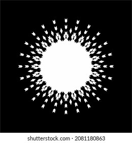 Ornamental Motive Pattern Circle-Shaped. Decoration for Interior, Exterior, Carpet, Textile, Garment, Cloth, Silk, Tile, Plastic, Paper, Wrapping, Wallpaper, Pillow, Sofa, Background, Ect. Vector 
