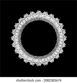 Ornamental Motive Pattern Circle-Shaped. Decoration for Interior, Exterior, Carpet, Textile, Garment, Cloth, Silk, Tile, Plastic, Paper, Wrapping, Wallpaper, Pillow, Sofa, Henna, Background, Ect