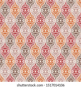 Ornamental ogee medallion bauble pattern