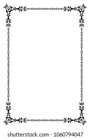 Ornamental old frame