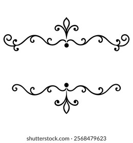 Ornamental page decoration vector illustration.