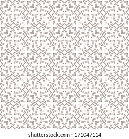 Ornamental pattern. Arabic seamless background. 