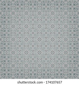 Ornamental pattern. Arabic seamless background. 