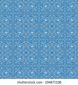 Ornamental pattern. Arabic seamless background. Vector illustration.