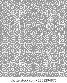 Ornamental pattern. Arabic seamless background.