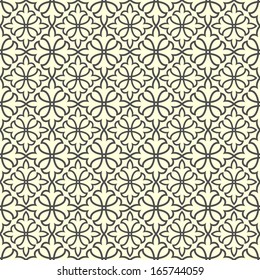 Ornamental pattern. Arabic seamless pattern.  Moroccan background.