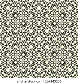 Ornamental pattern. Arabic seamless pattern.  Moroccan background.