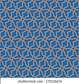 Ornamental pattern. Arabic seamless pattern.  Moroccan background.