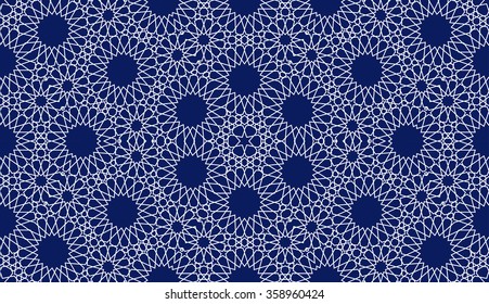 Ornamental pattern. Arabic seamless pattern. Moroccan background.