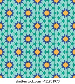 Ornamental pattern. Arabic seamless pattern.  Moroccan background
