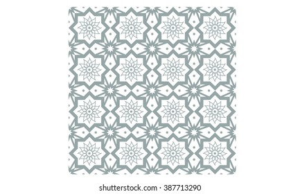 Ornamental pattern. Arabic seamless motif pattern. Illustrated vector