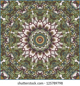 Ornamental pattern backdrop. Floral design