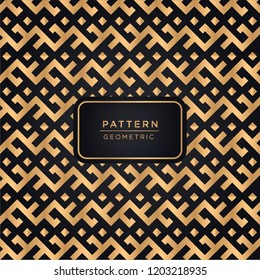 ornamental pattern background in gold color 