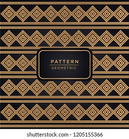 ornamental pattern background in gold color