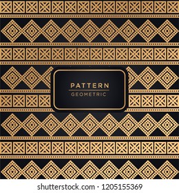 ornamental pattern background in gold color
