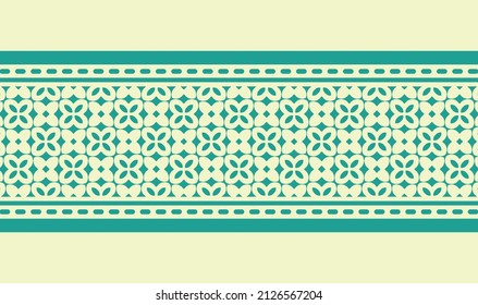 ornamental pattern border Design Template