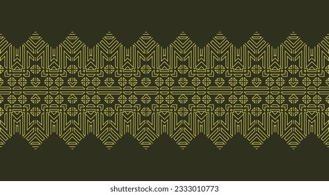 ornamental pattern border Design Template