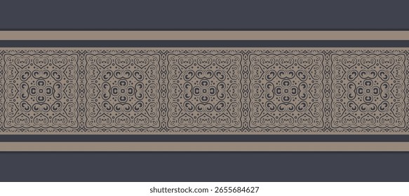 ornamental pattern border Design Template