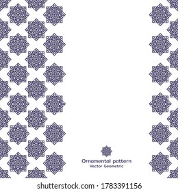 Ornamental pattern. Pattern can be used for wallpaper, cover fills, web page background, surface textures. Vector linen texture.