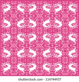 Ornamental pattern for deer Ornamental pattern for deer