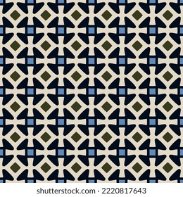 Diseño geométrico de fondo ornamental elegante estilo oriental. Decoración geométrica moderna de tela textil muestra el bloque de impresión. Ilustración digital de imágenes de alta resolución