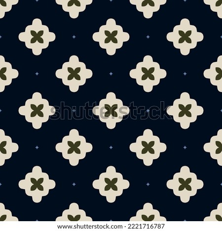 Ornamental pattern elegant ornate background geometric design classy graphical motif. Modern geometrical decor textile fabric swatch all over print block. High resolution image, digital illustration.