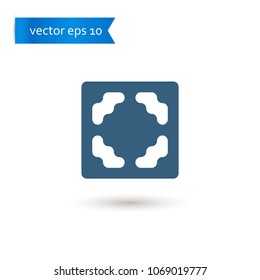 ornamental pattern. ornamental pattern icon. sign design. Vector EPS 10.