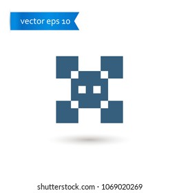 ornamental pattern. ornamental pattern icon. sign design. Vector EPS 10.