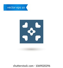 ornamental pattern. ornamental pattern icon. sign design. Vector EPS 10.