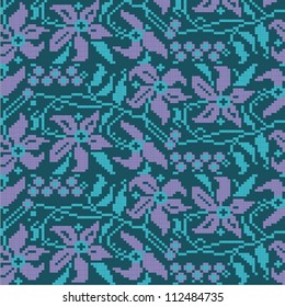 Ornamental pattern for knitting and embroidery