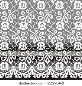 Ornamental pattern for knitting and embroidery