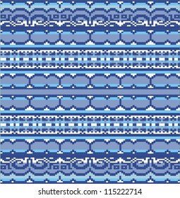 Ornamental pattern for knitting and embroidery