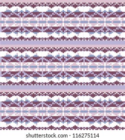 Ornamental pattern for knitting and embroidery