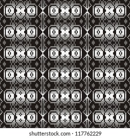 Ornamental pattern for knitting and embroidery