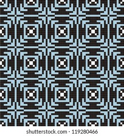 Ornamental pattern for knitting and embroidery (snowflake)