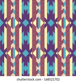 Ornamental pattern for knitting and embroidery. Vector illustration. 