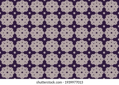 ornamental pattern on purple background