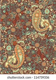 Ornamental pattern for paisley