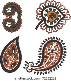 Ornamental pattern for paisley