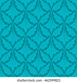 Ornamental pattern seamless background tile