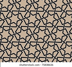 Ornamental pattern. Seamless Moroccan background.