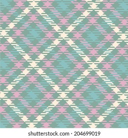 Ornamental pattern tartan can be used for wallpaper, pattern fills, web page background,surface textures. Vector illustration. 