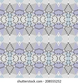 Ornamental pattern tartan can be used for wallpaper, pattern fills, web page background,surface textures. Vector illustration.