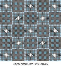     Ornamental pattern tartan can be used for wallpaper, pattern fills, web page background,surface textures. Vector illustration.
