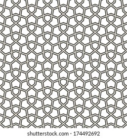 Ornamental pattern. Traditional Arabic or Islamic seamless ornament.