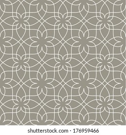 Ornamental pattern. Traditional Arabic seamless ornament.